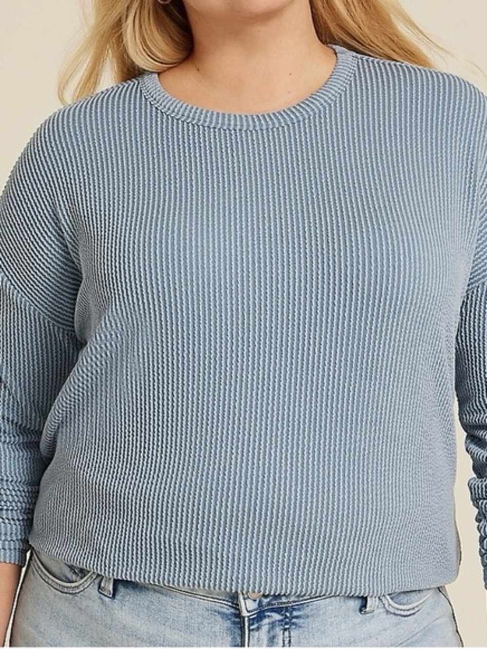Maurices Ribbed Long-Sleeve - Picture 2 of 4
